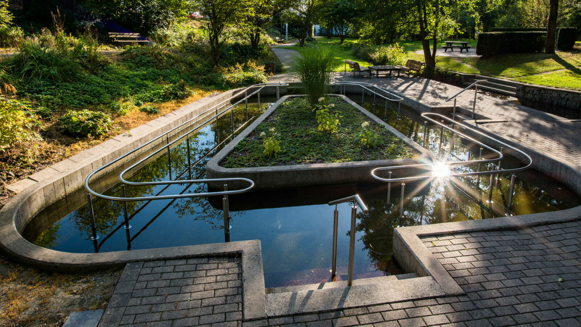 Kneipp Tretbecken im Kurpark 