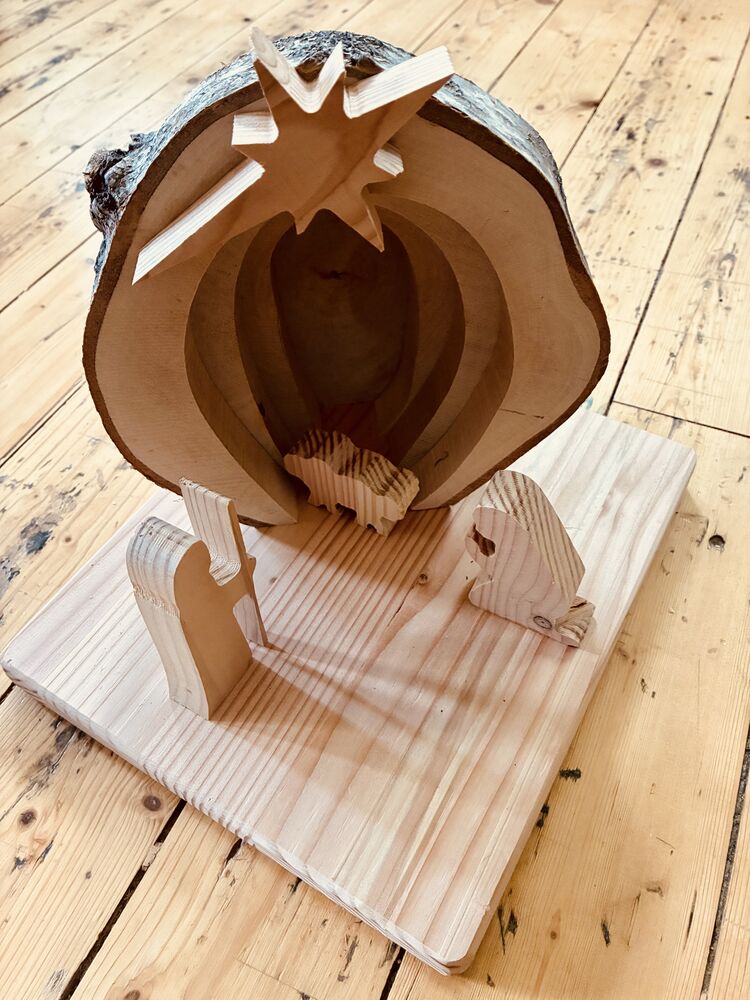 Krippe bauen