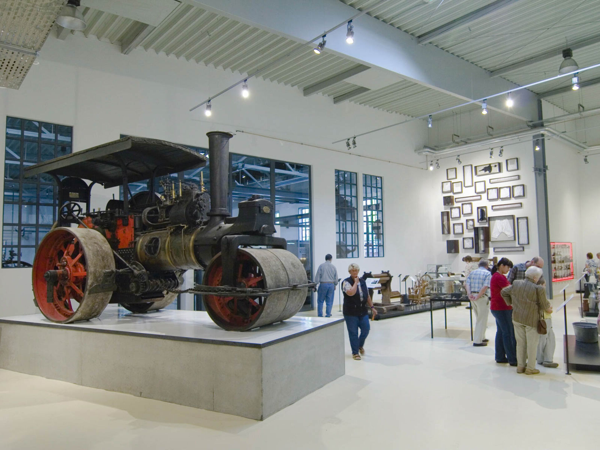 Ausstellung mit Dampflok im DampfLandLeute - Museum Eslohe