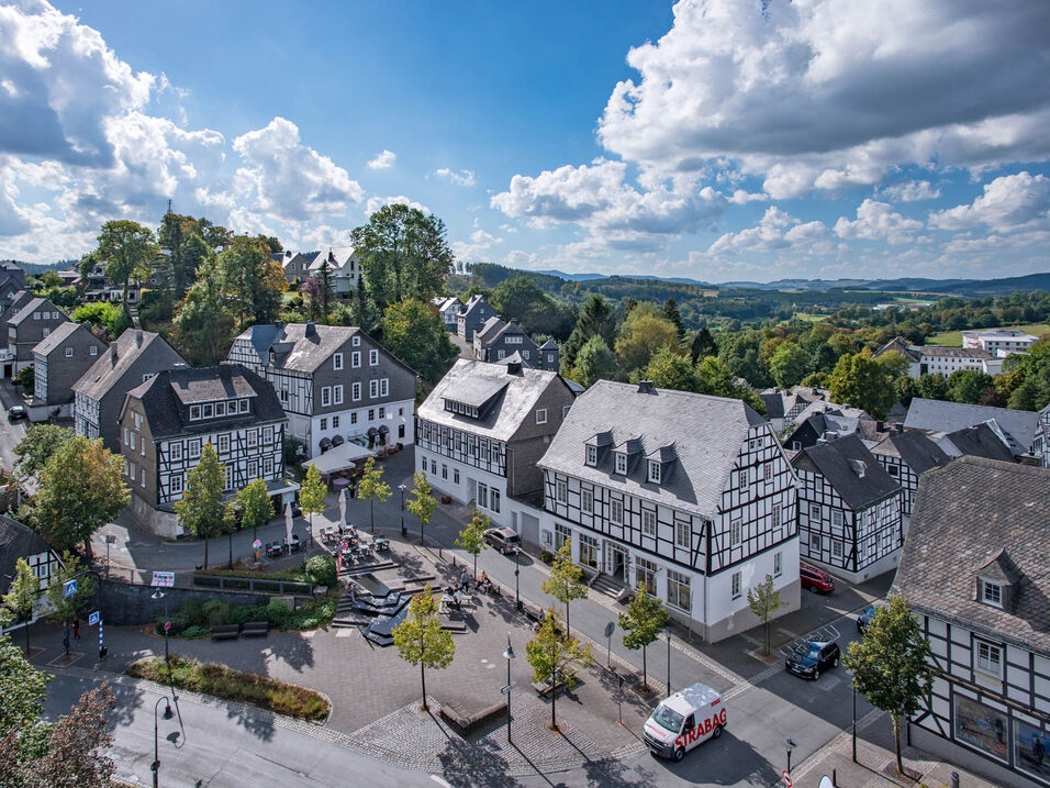 Blick auf die historische Altstadt von Bad Fredeburg